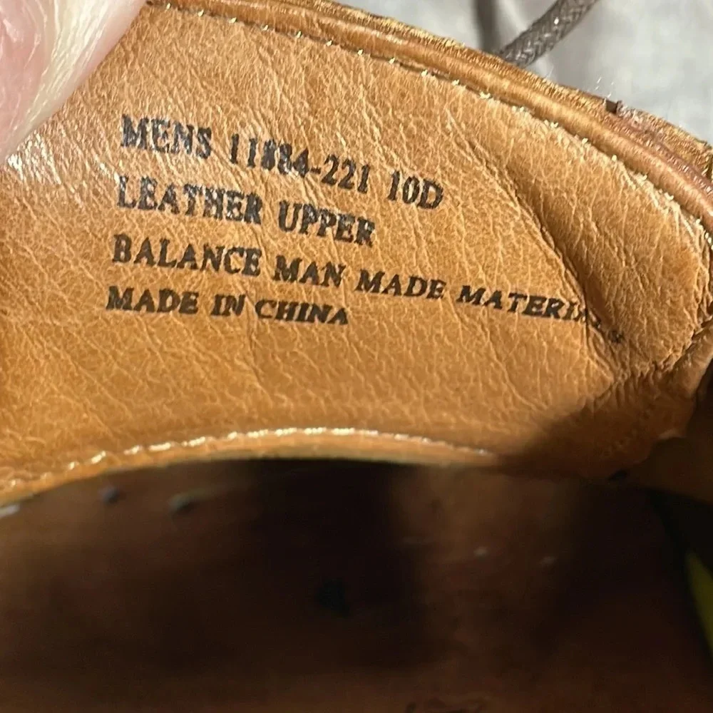 Florsheim Finance Cap Toe Oxfords Cognac 10D